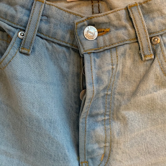 Revice Denim light wash front with Leather Back - Picture 3 of 5